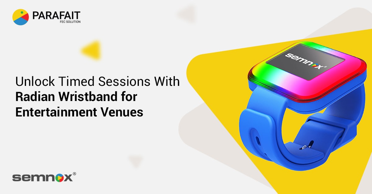 Unlock Timed Sessions With Radian Wristband for Entertainment Venues