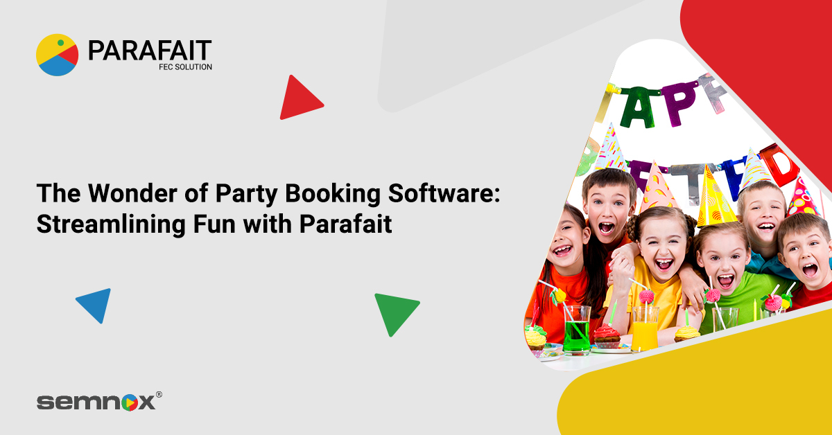 Party booking software